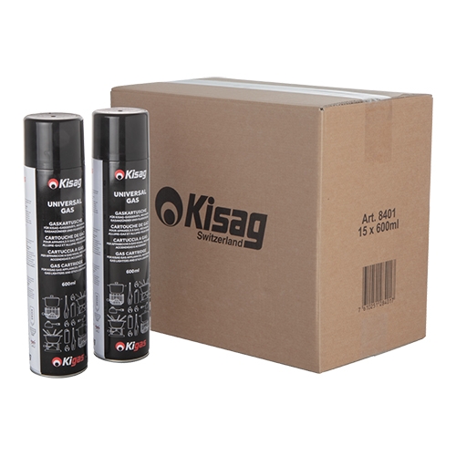 Kisag gasbus |15x600ml| 204055