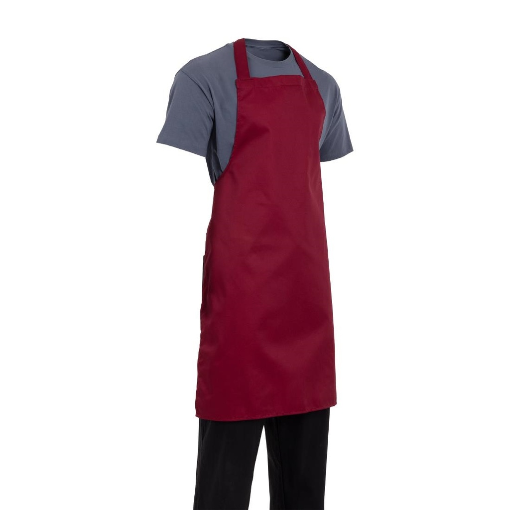 Whites halterschort bordeaux