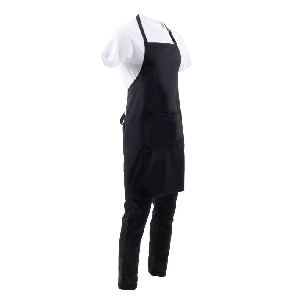 Chef Works halterschort zwart