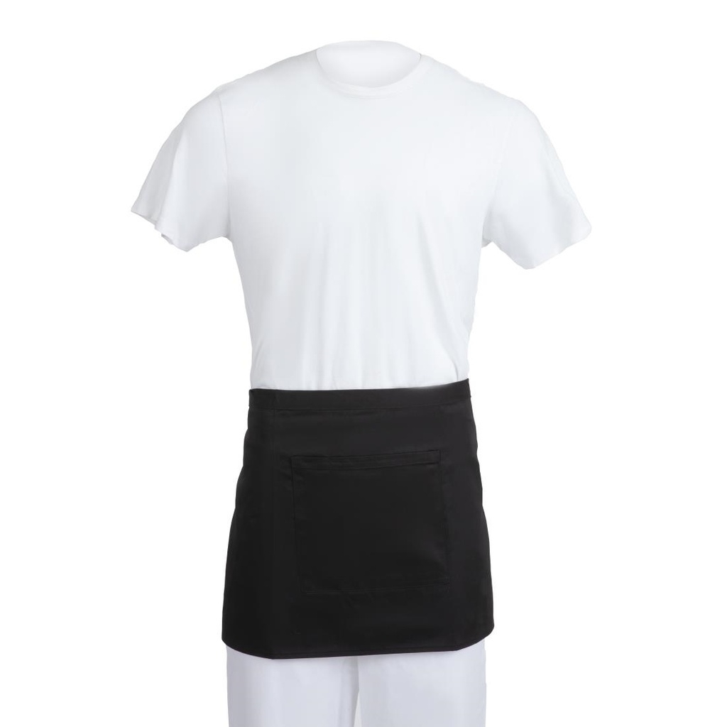 Whites korte sloof zwart