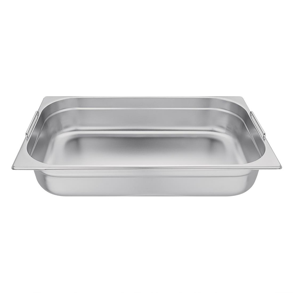 Vogue RVS GN 1/1 bak met handvatten 10cm