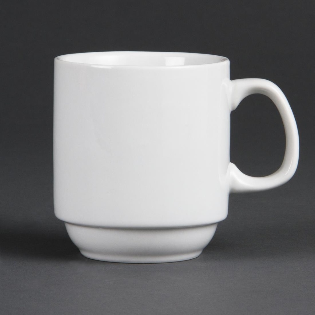 Olympia Whiteware stapelbare mok 28,4cl (12 stuks)
