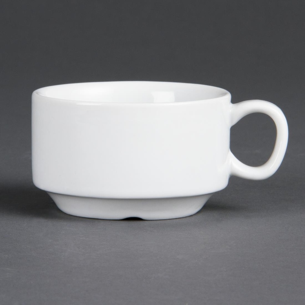 Olympia Whiteware stapelbare espressokopjes 8,5cl (12 stuks)