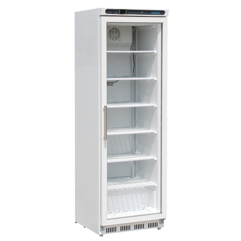 Polar C-serie display vriezer met glazen deur 365Ltr