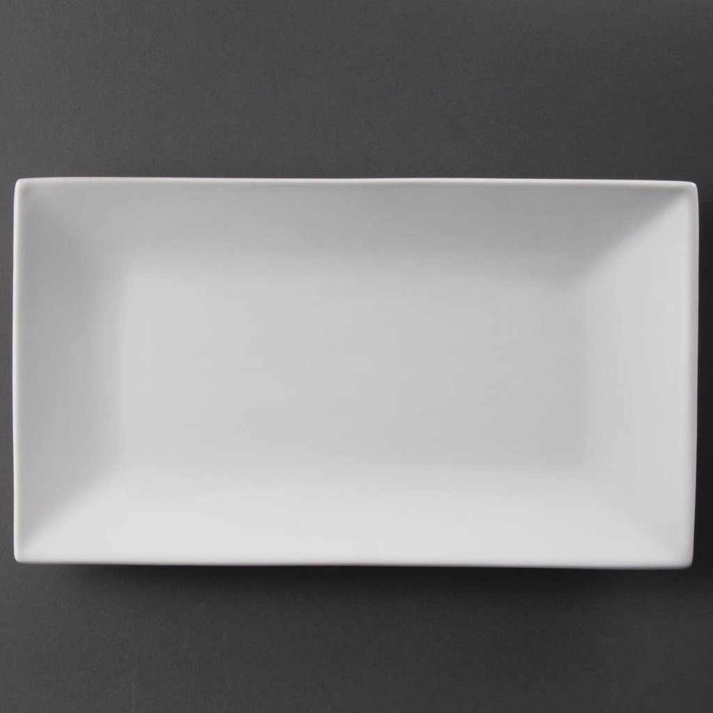 Olympia Whiteware rechthoekige serveerschalen 31x18cm (2 stuks)