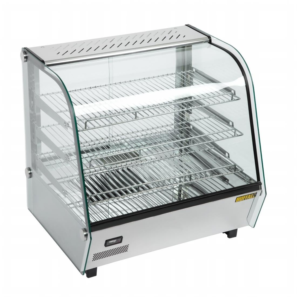 Buffalo warmhoudvitrine 120L 67(h) x 68,7(b) x 56,8(d)cm