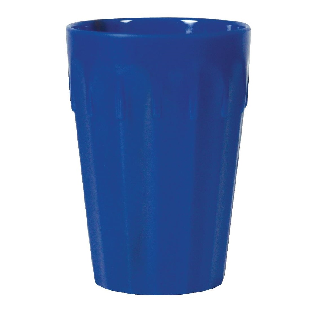 Olympia Kristallon polycarbonaat bekers 14,2cl blauw (12 stuks)