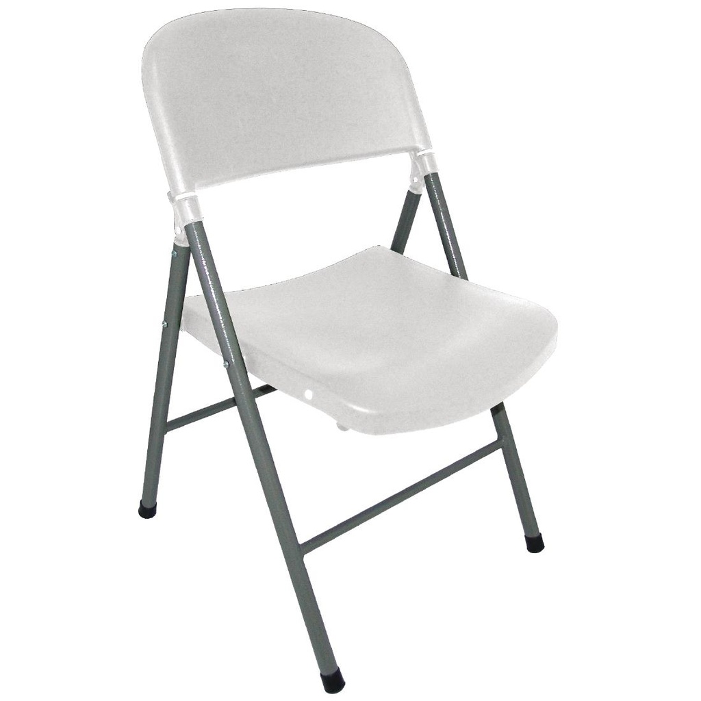 Bolero opklapbare stoelen wit (2 stuks)