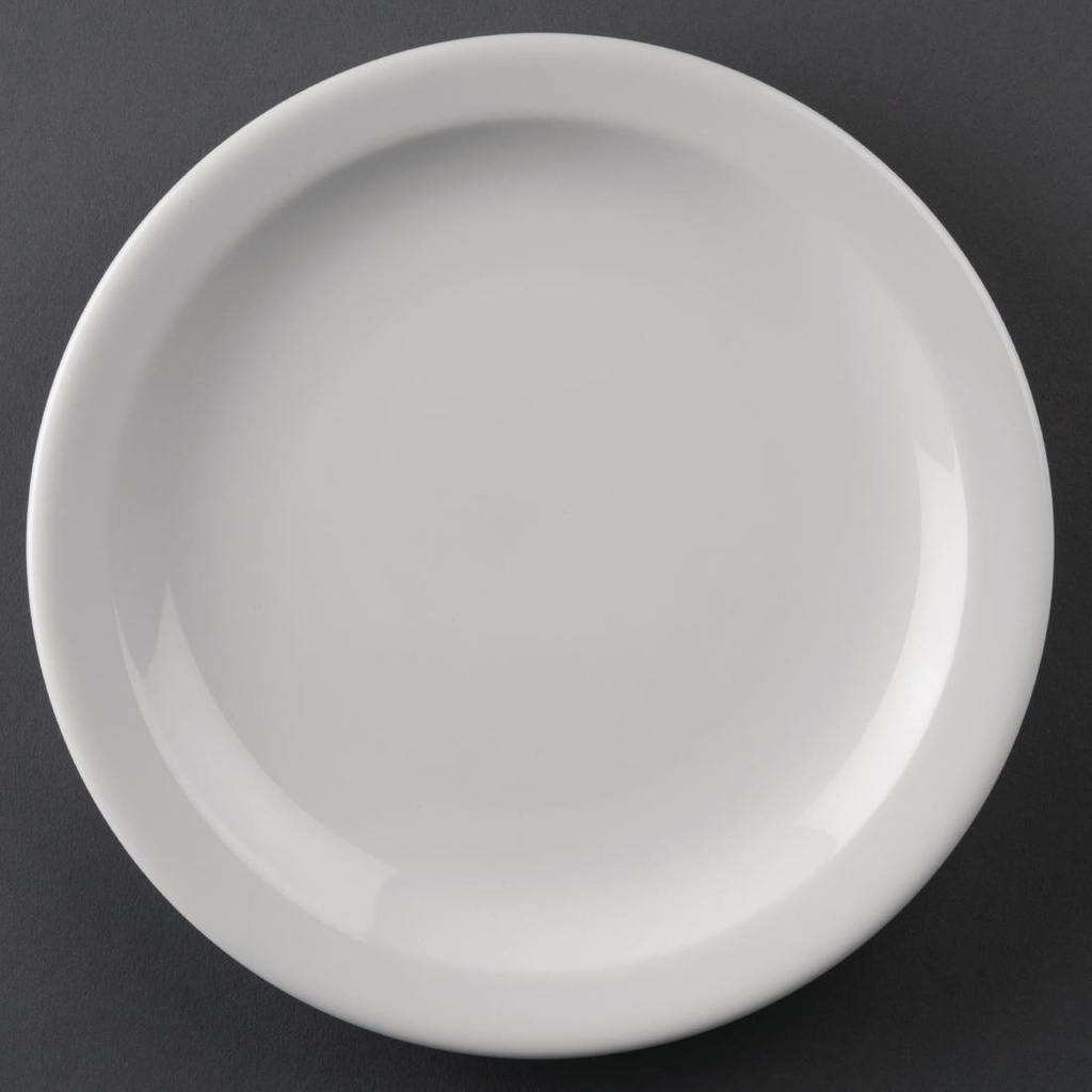 Olympia Athena borden met smalle rand 20,5cm (12 stuks)