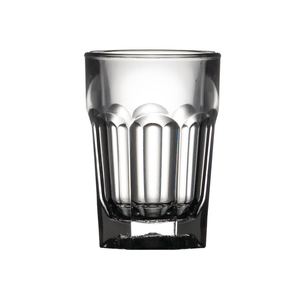 Bbp polycarbonaat shotglaasjes 25ml (24 Stuks)