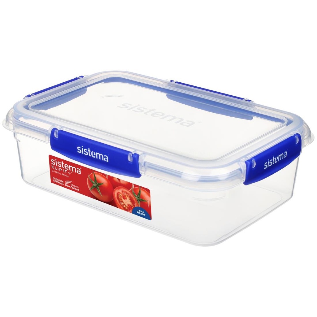 Sistema Klip It Plus rechthoekige vershouddoos 2,2Ltr
