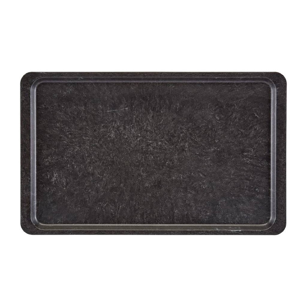 Cambro Versa polyester dienblad glad 53 x 32,5cm houtskool