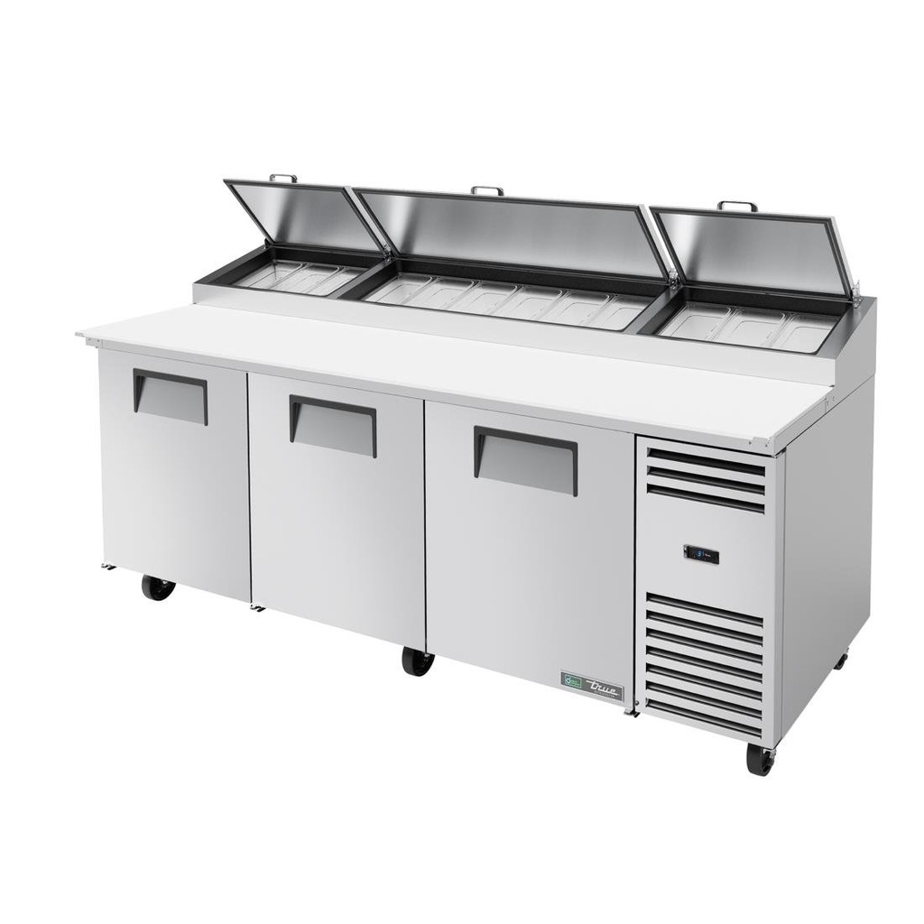 True 3-deurs pizza werkbank TPP-AT2-93-HC