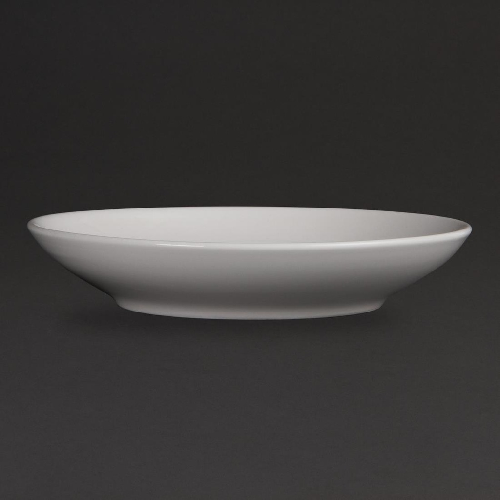 Olympia Whiteware diepe borden 26cm (6 stuks)
