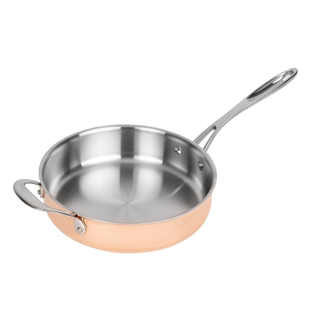 Vogue koperen tri-wall sauteerpan 24cm