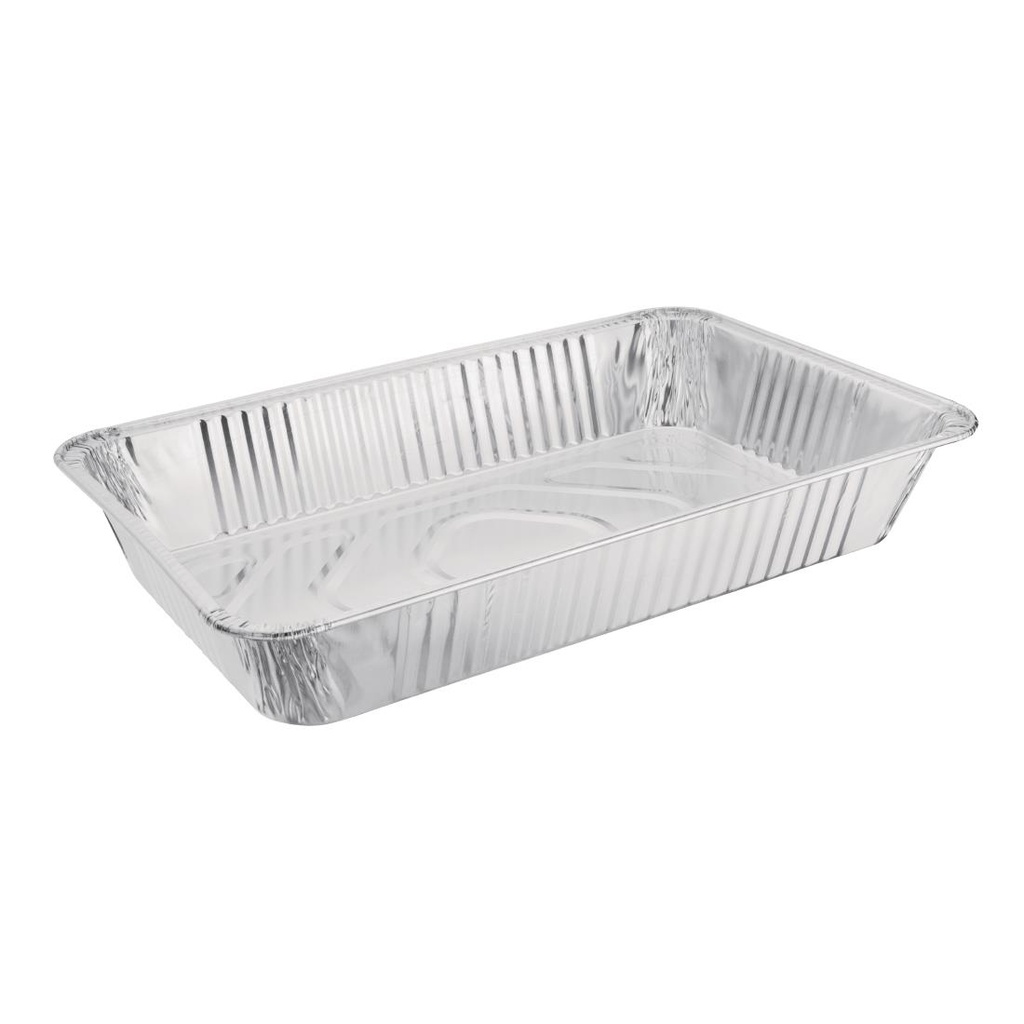 Fiesta Recyclable rechthoekige aluminium serveerschalen GN 1/1 (5 stuks)