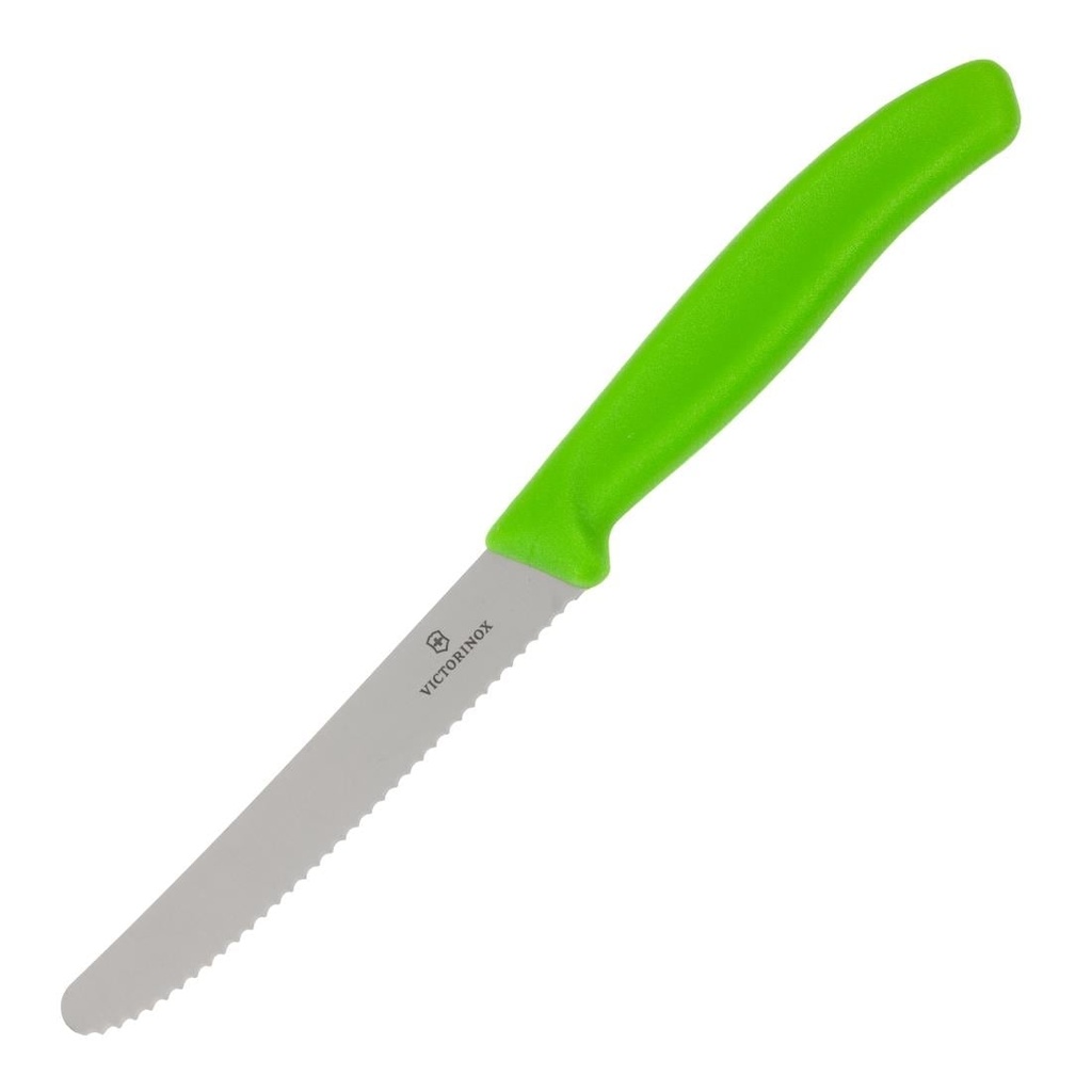 Victorinox gekarteld tomatenmes groen 11cm