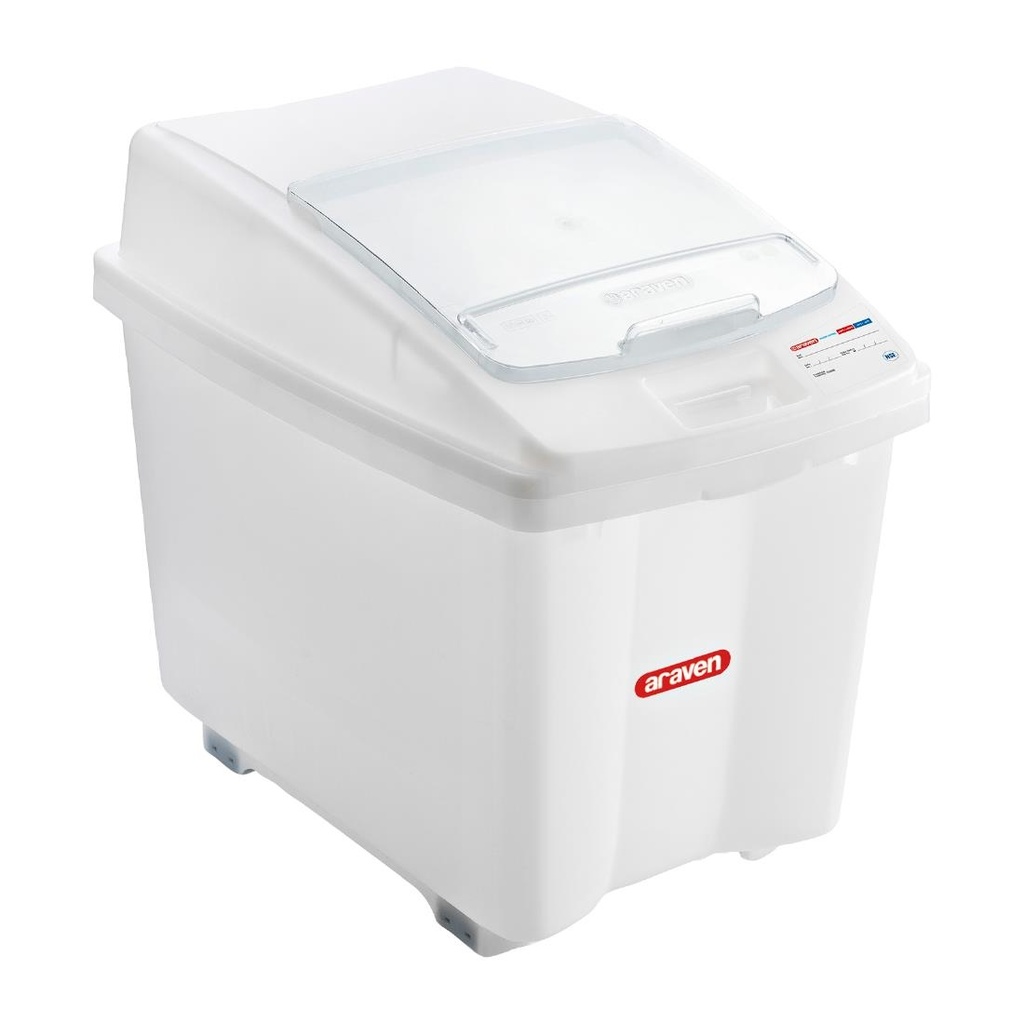 Araven transparante ingrediëntenbak 100Ltr
