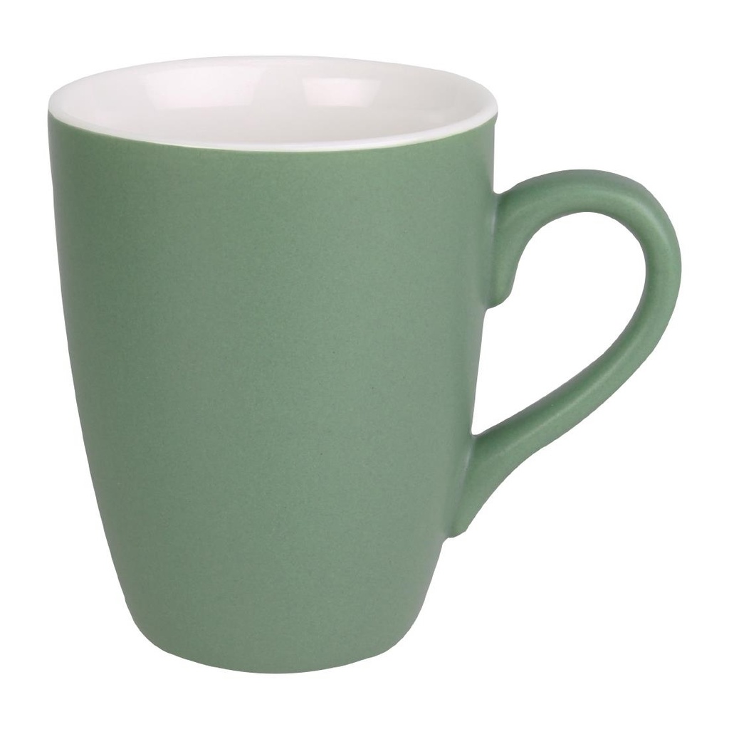 Olympia Pastel mok groen 34cl (6 stuks)