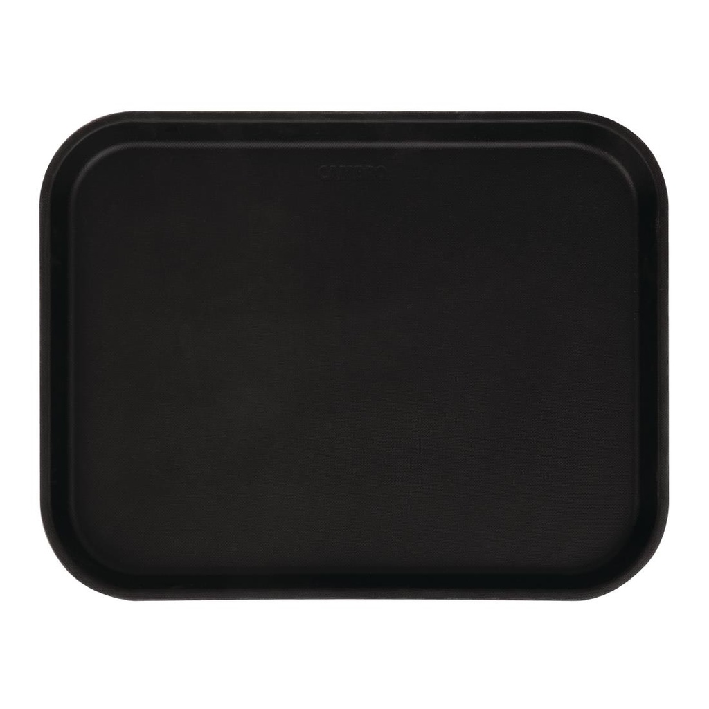 Cambro Camtread rechthoekig antislip glasvezel dienblad zwart 45,7cm