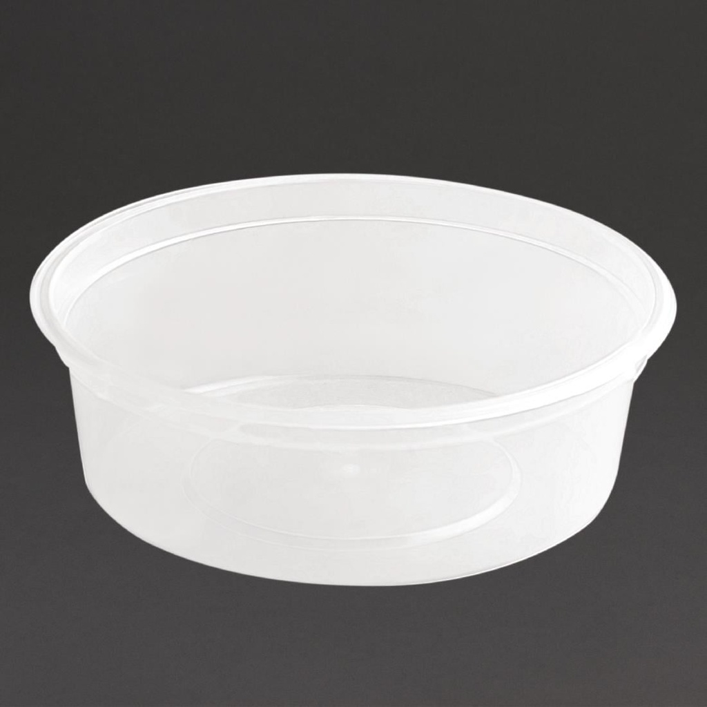 Fiesta recyclebare plastic magnetronbestendige delicatessenpotten 50ml (100 stuks)