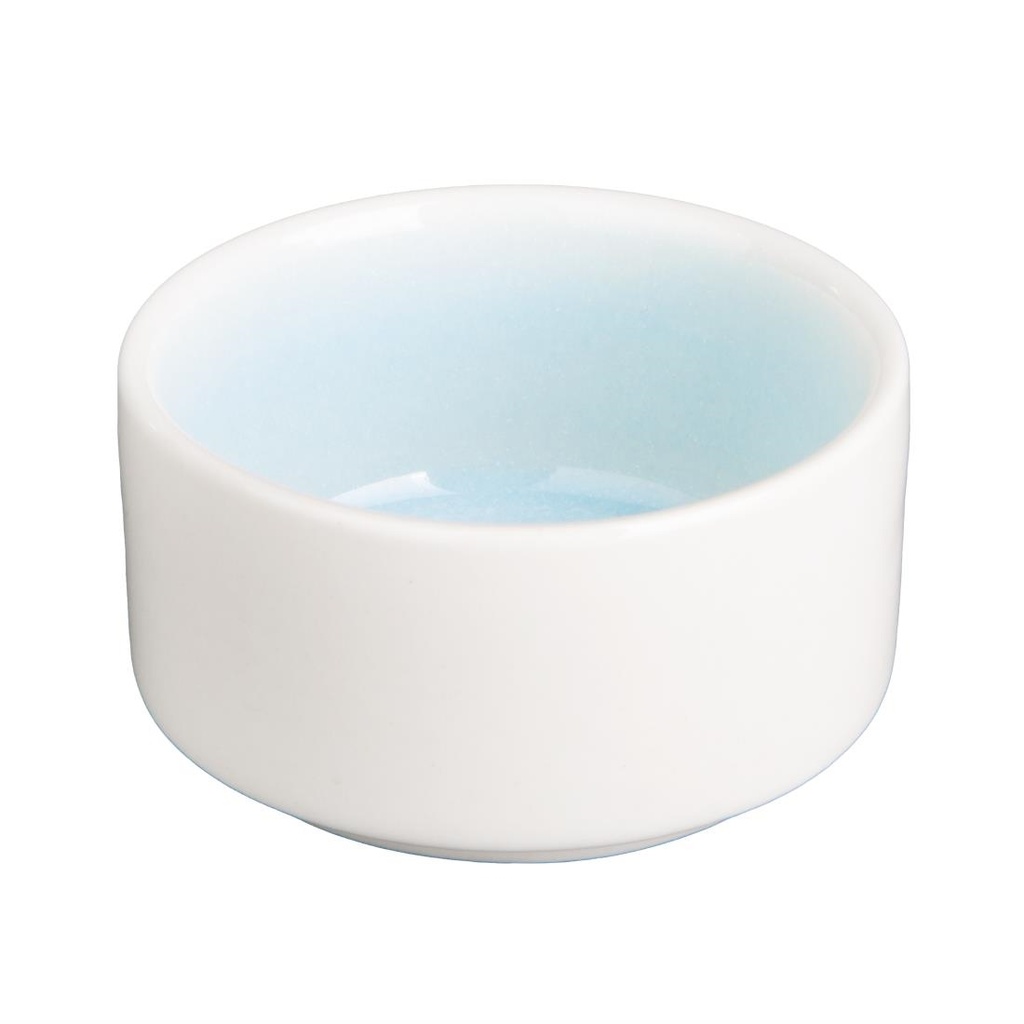 Olympia Fondant dipschaaltjes aqua blauw 70mm (12 stuks)
