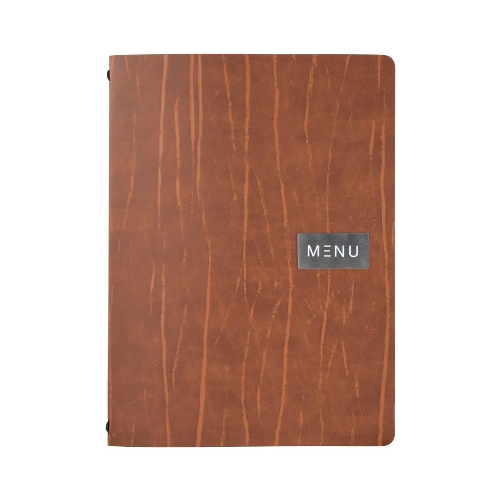 Securit Leder Serie Ruga Bonded leather menukaart A4