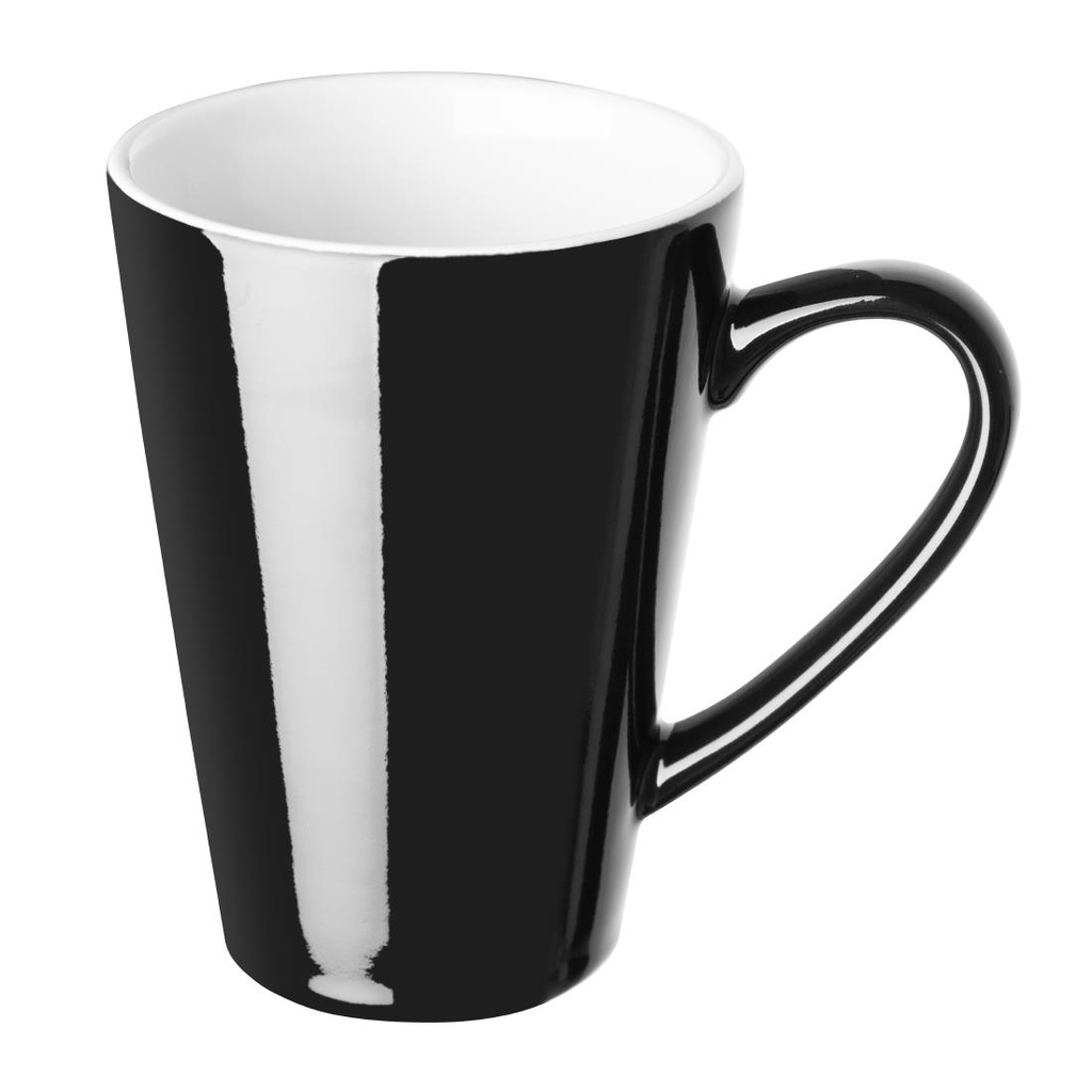 Olympia cafe latte cup zwart - 340ml 11.5fl oz (12 stuks)