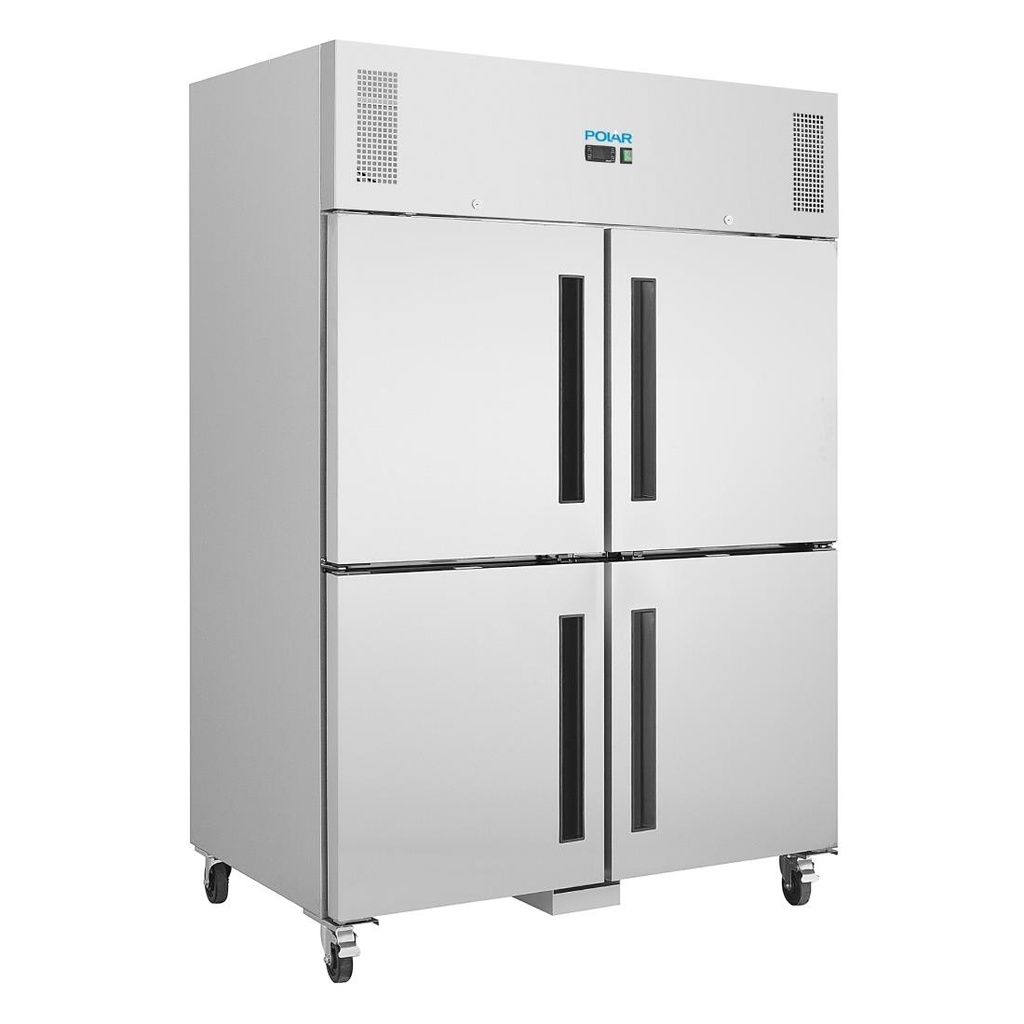 Polar G-serie opstaande dubbele stabiele deur gastro vriezer 1200ltr