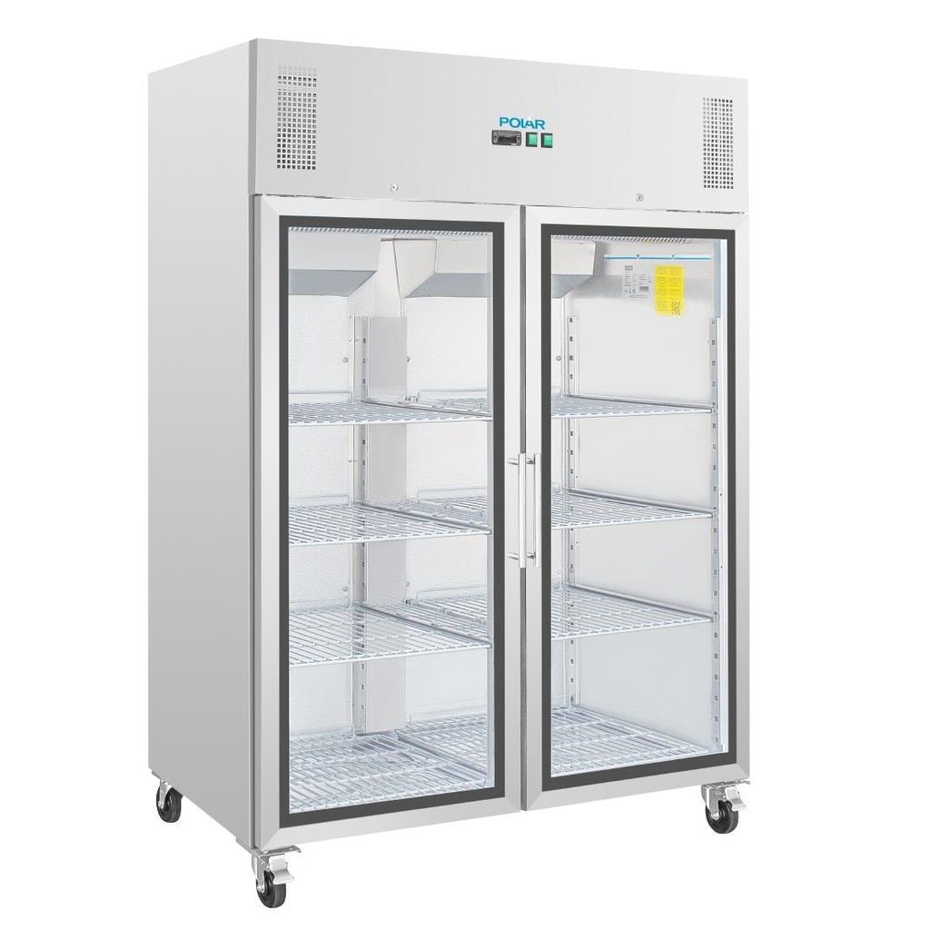 Polar G-serie Gastro 2-deurs display koeling 1200L
