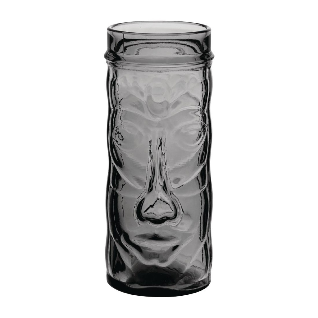 Utopia Tahiti tiki glazen rookgrijs 45cl (6 stuks)
