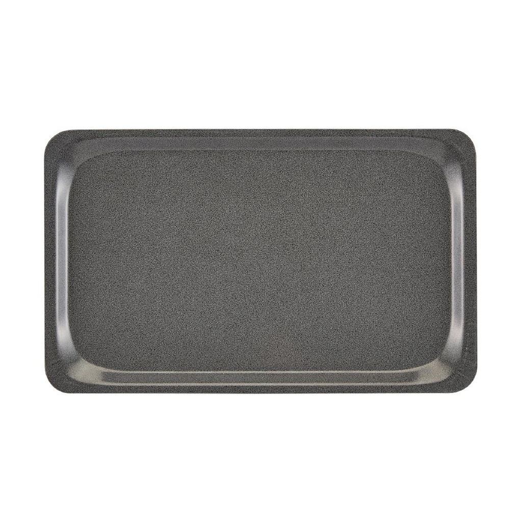 Cambro Capri Dienblad Glad Oppervlak Houtskool 320x530mm