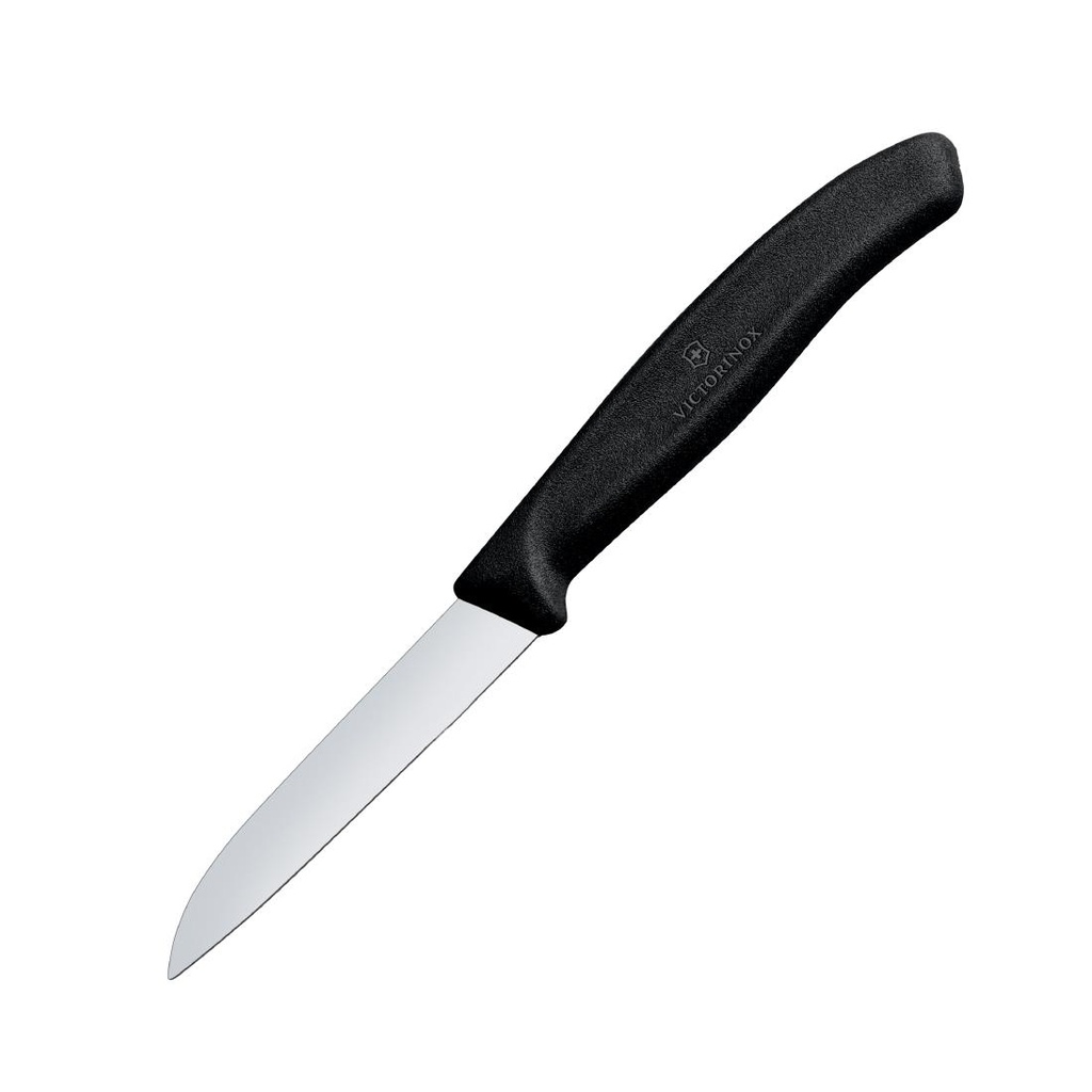 Victorinox recht schilmesje 8cm zwart