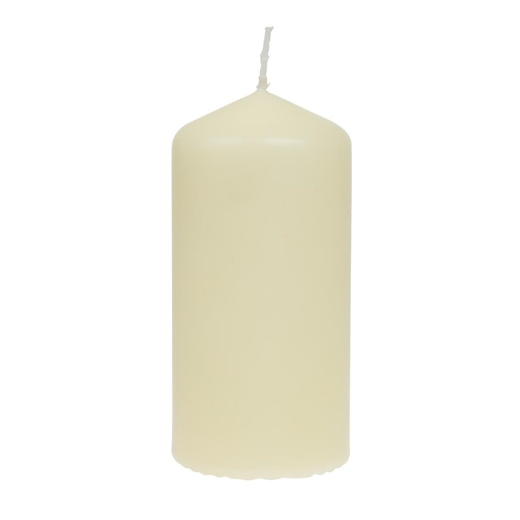 Bolsius stompkaarsen ivoor 120(H)mm (12 stuks)