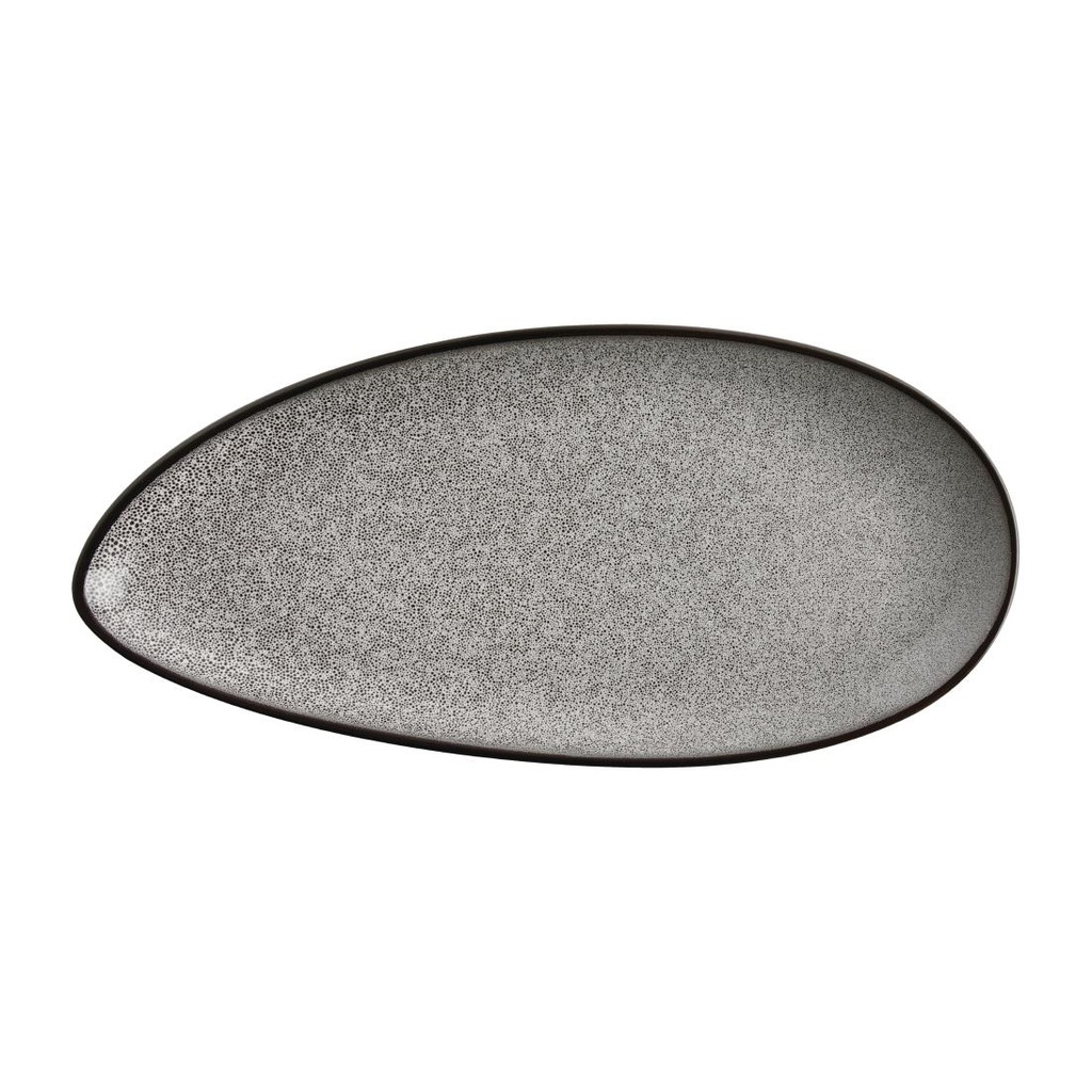 Olympia Mineral bladvormig bord 25,5x12cm (6 stuks)