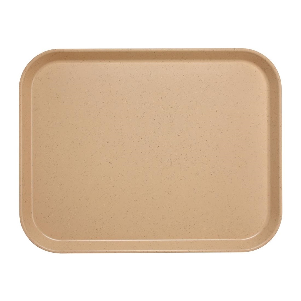 Cambro Versa Lite polyester dienblad gespikkeld mokka groot