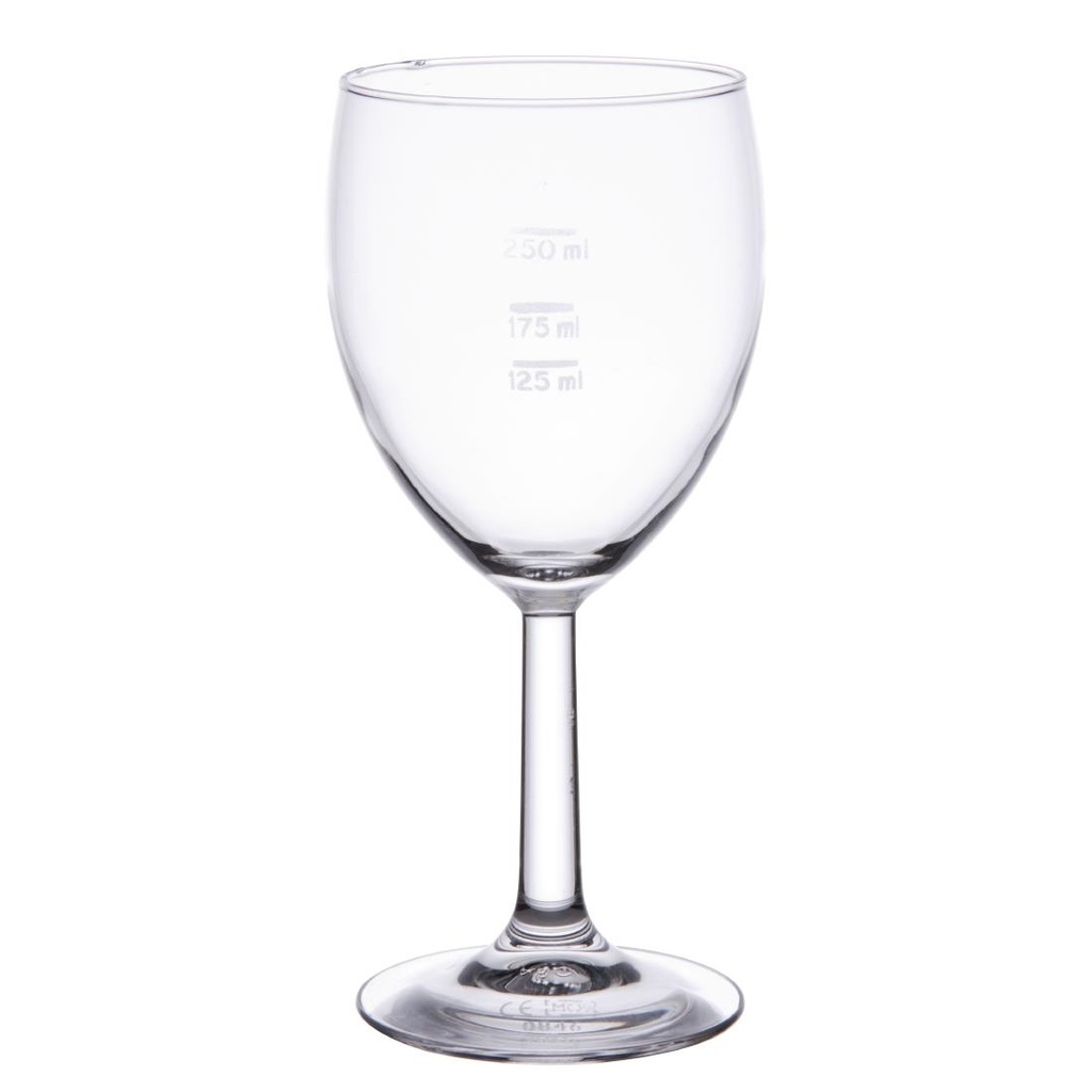 Arcoroc Savoie Grand Vin Wijnglazen 350ml Ce-Gemarkeerd Op 125 Ml, 175ml En 250ml