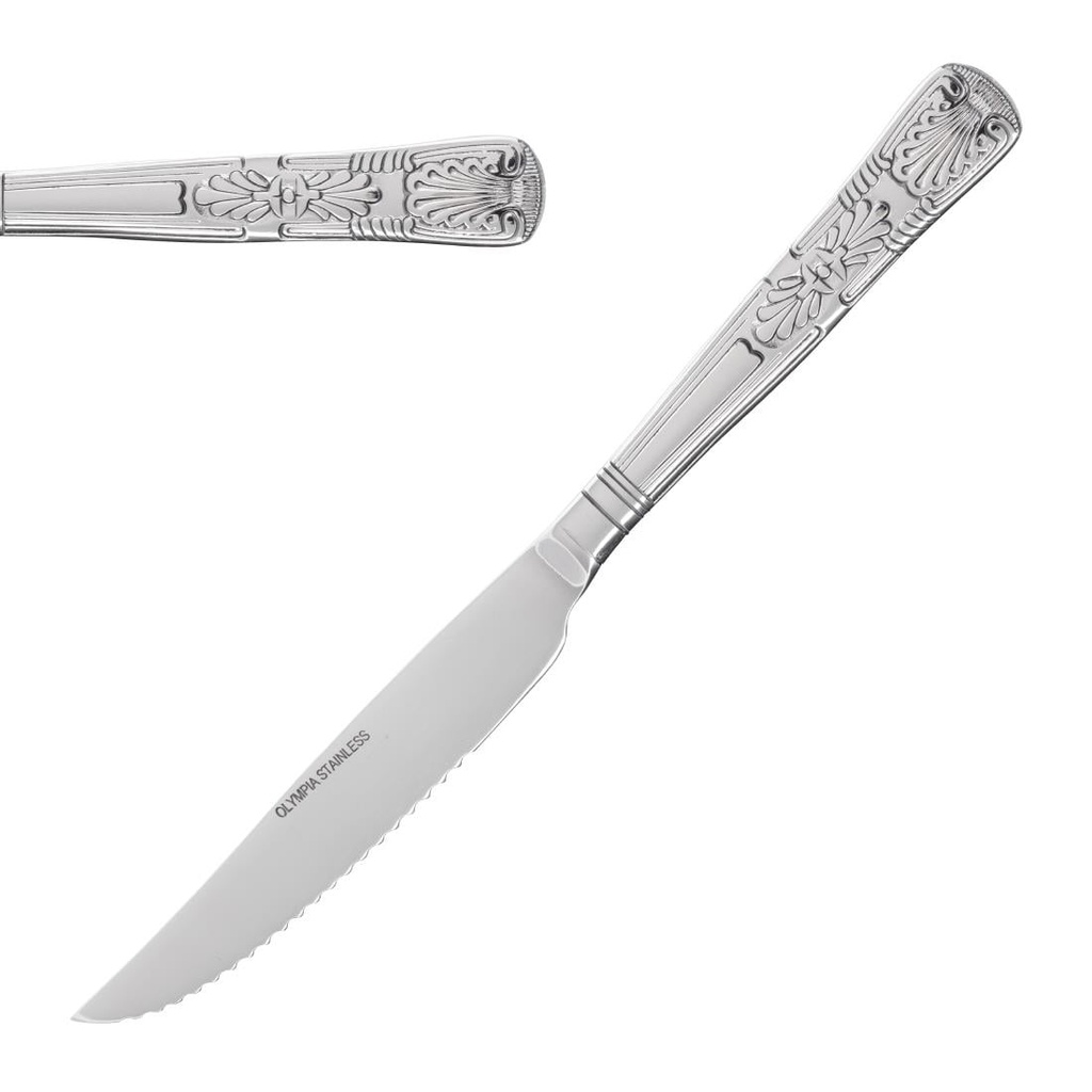 Olympia Kings steakmessen 23,8cm (12 stuks)