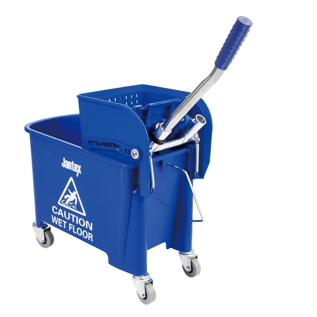 Jantex Kentucky rolemmer en wringer blauw 20Ltr