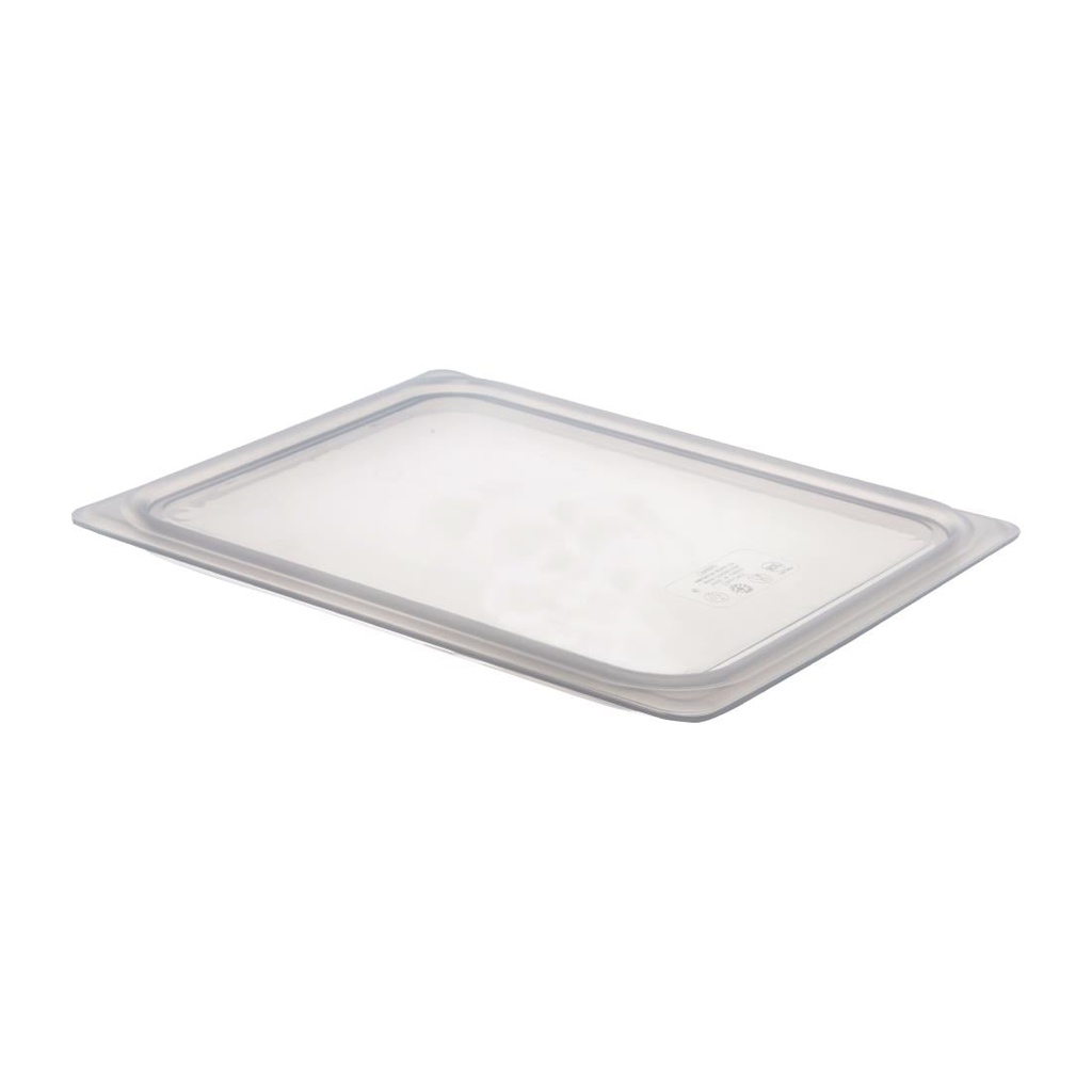 Cambro Safetrak IML polypropyleen soft seal deksel transparant 1/2 GN