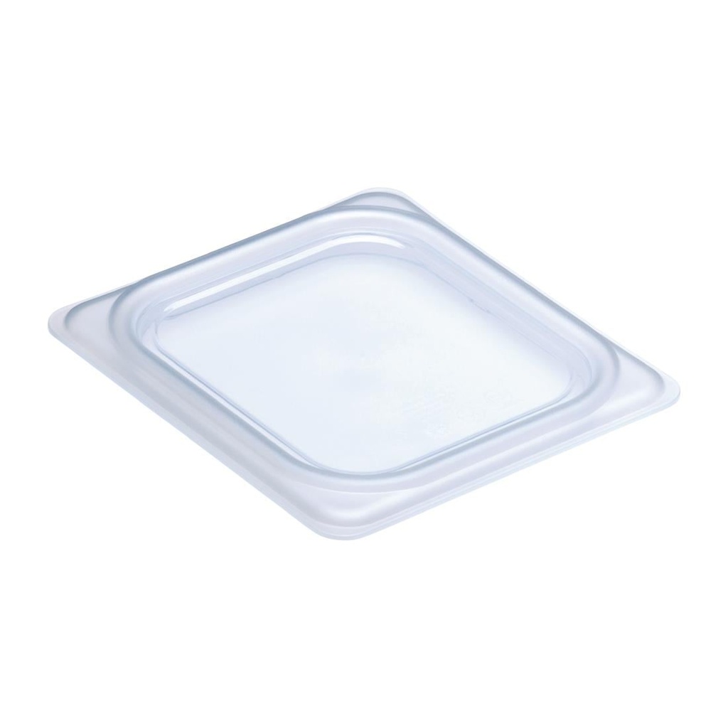 Cambro Safetrak IML polypropyleen deksel met soft seal helder 1/6 GN