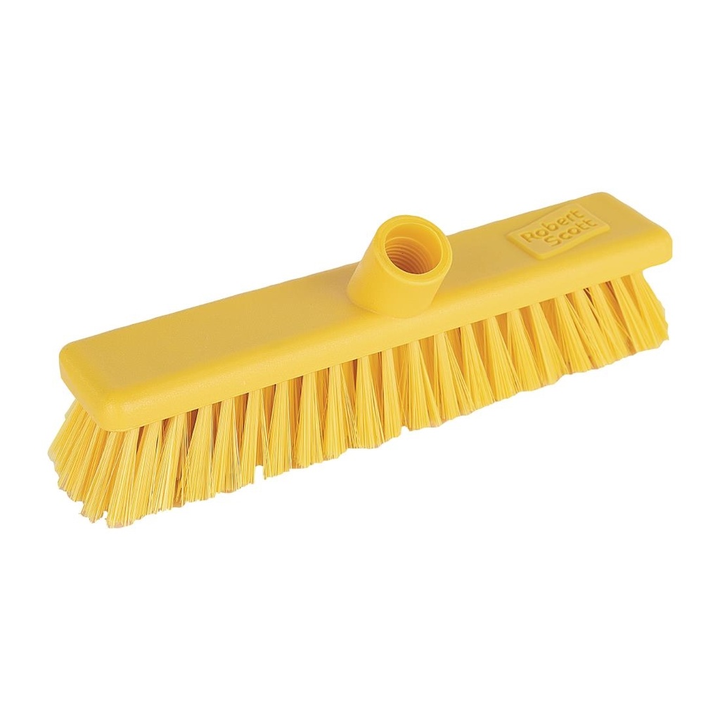 Jantex Hygiene zachte bezem 30cm geel