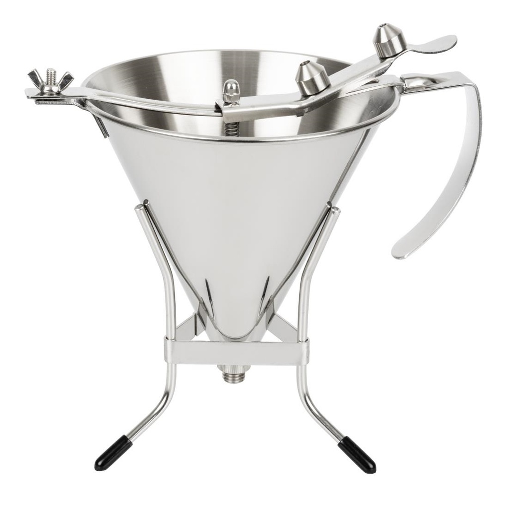 De Buyer RVS doseertrechter 1,5Ltr