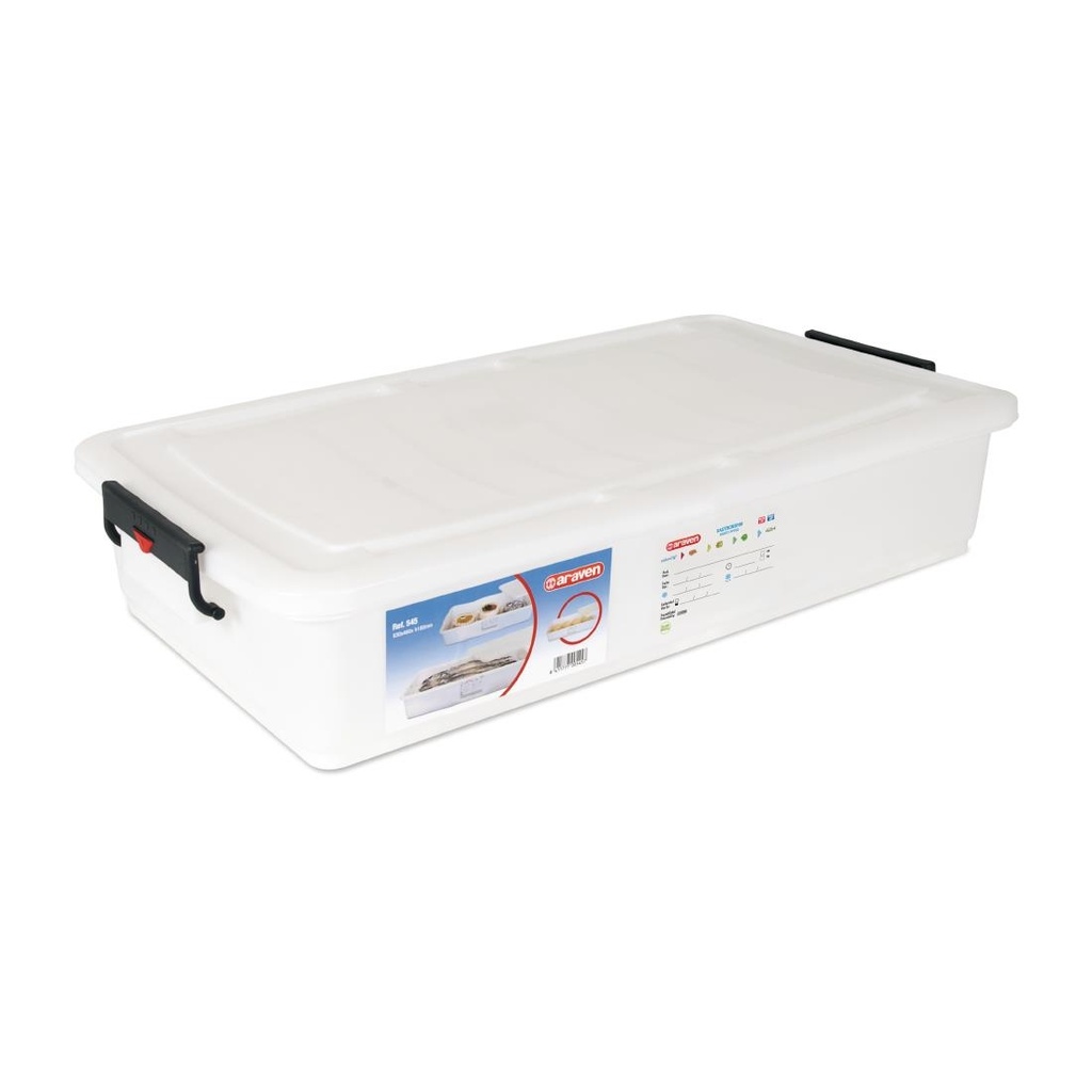 Araven voorraad voedselbak met deksel 40Ltr