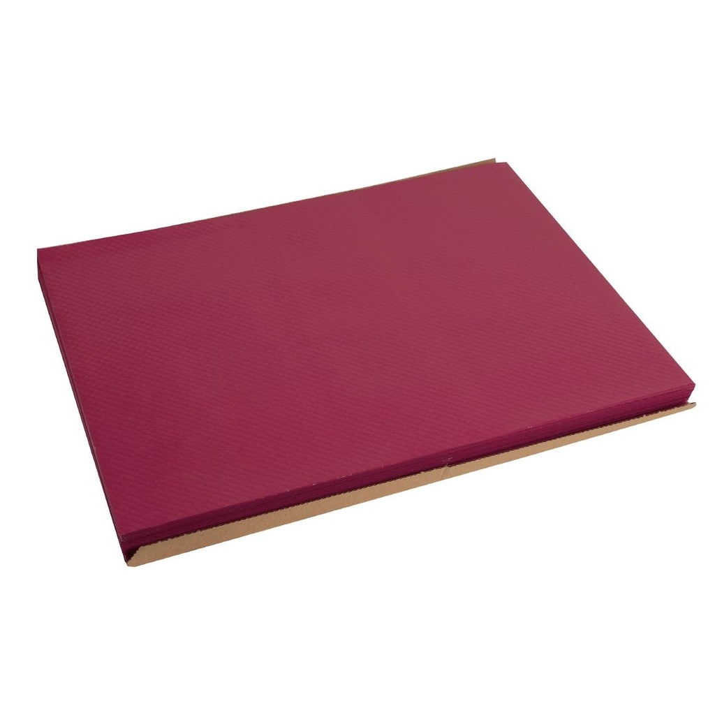 Papieren placemat bordeaux (500 stuks)