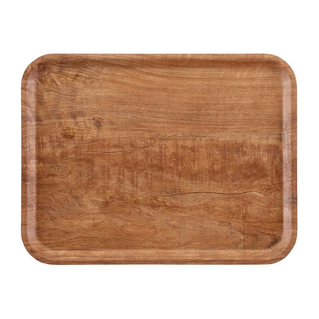 Cambro Madeira gelamineerd dienblad bruin olijf 43cm