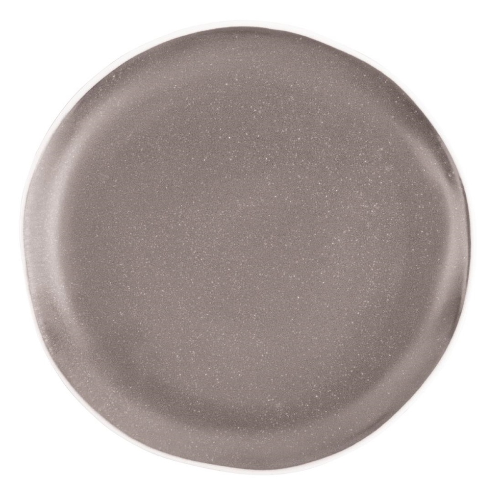 Olympia Chia borden grijs 20,5cm (6 stuks)