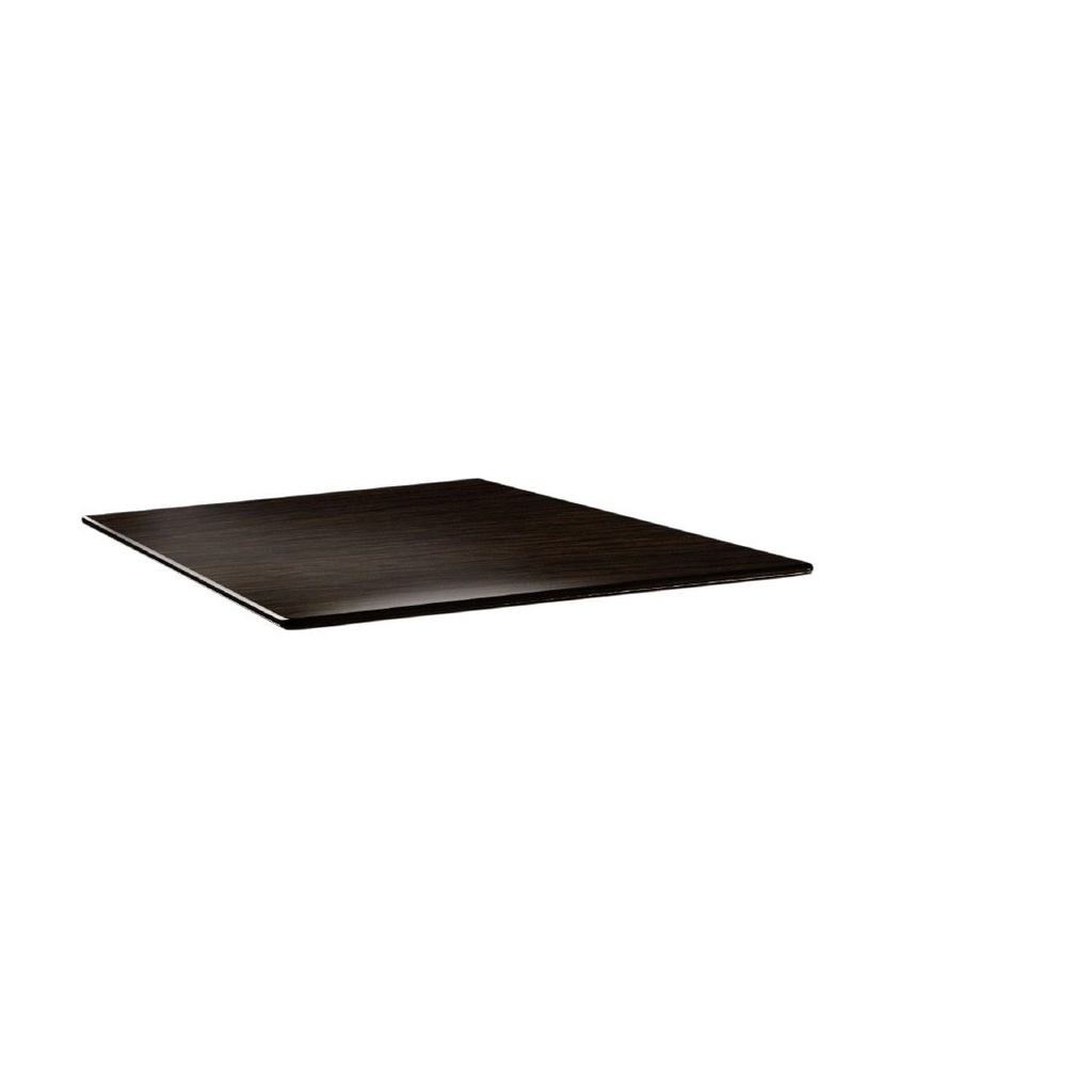 Topalit Smartline vierkant tafelblad wengé 70cm