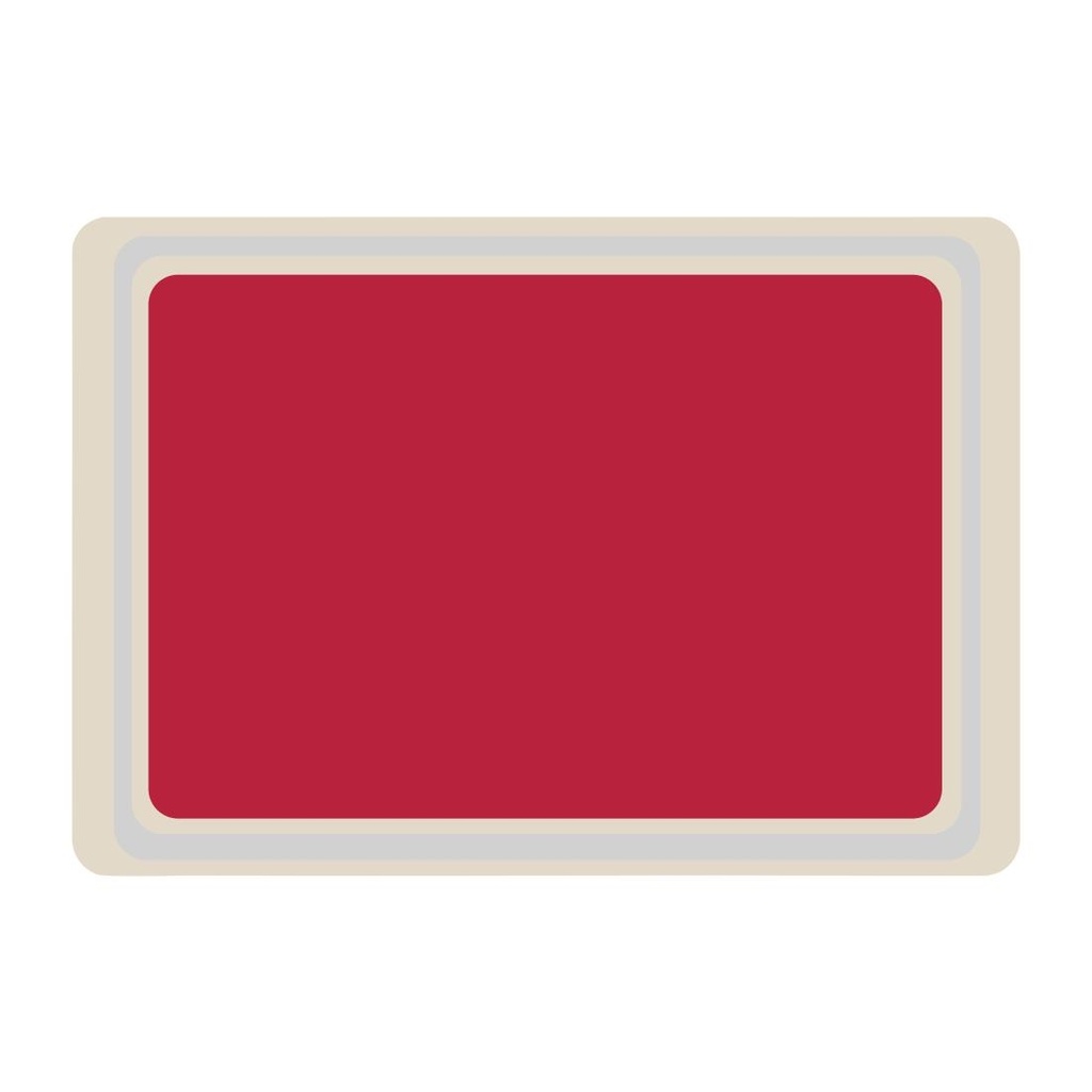 Roltex Original dienblad rood 53x37cm