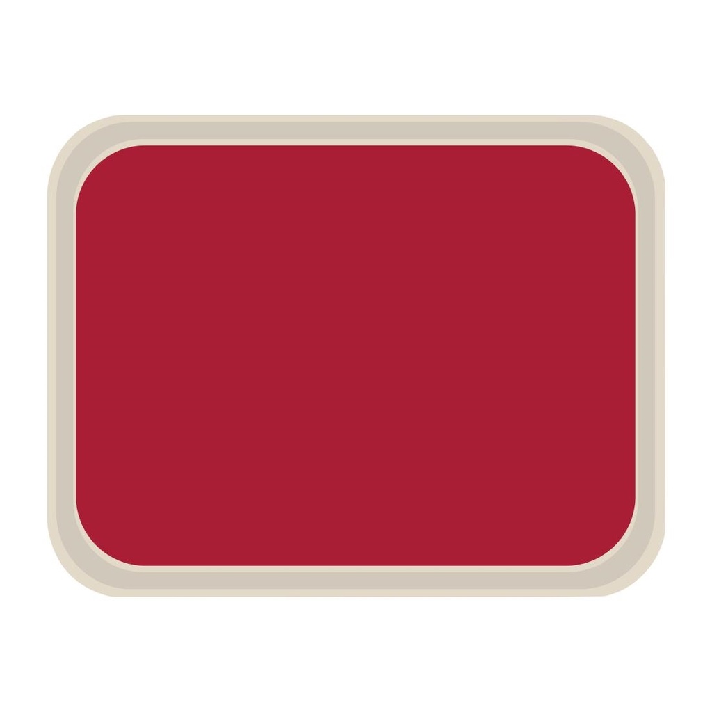 Roltex America polyester dienblad 46 x 36cm rood